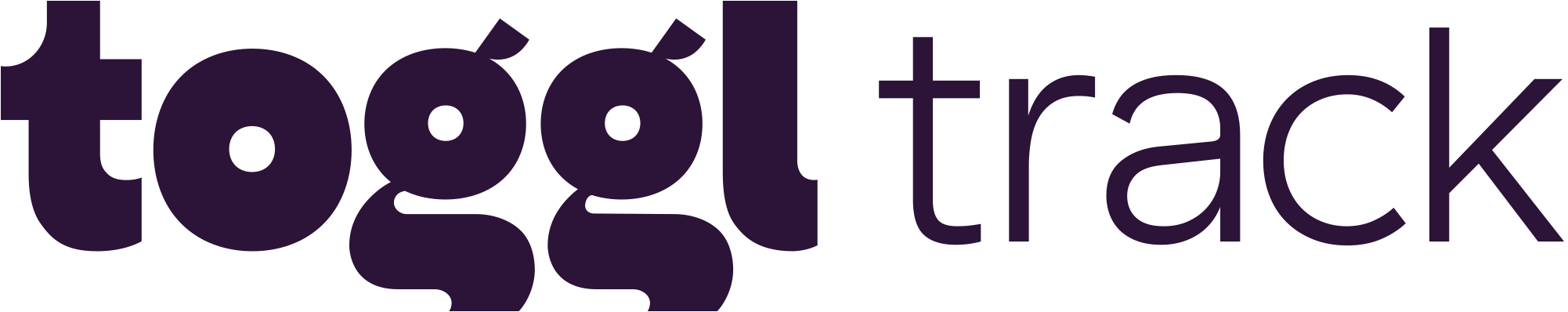 toggl track logotype horizontal dark purple rgb